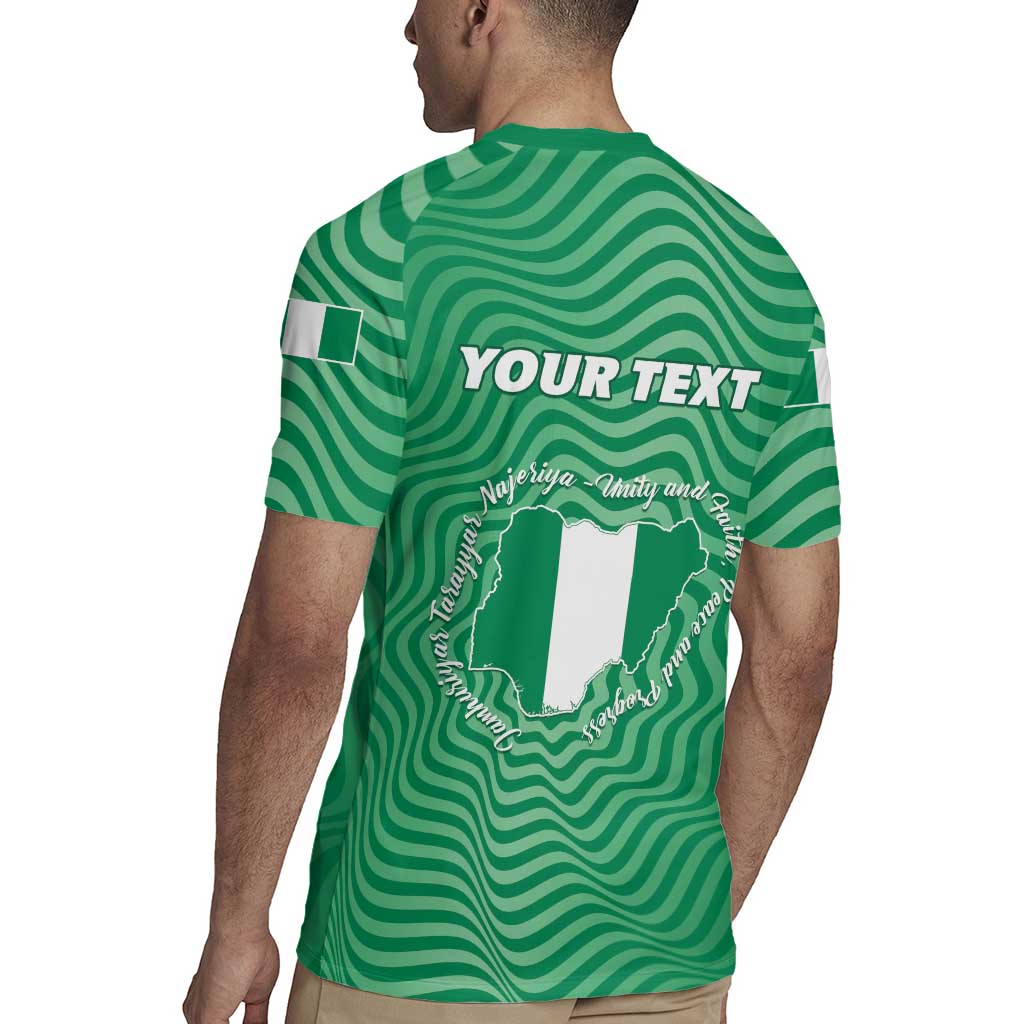 Personalized Nigeria Rugby Jersey Jamhuriyar Tarayyar Najeriya - Wonder Print Shop