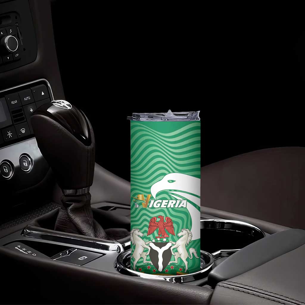 Personalized Nigeria Skinny Tumbler Jamhuriyar Tarayyar Najeriya - Wonder Print Shop