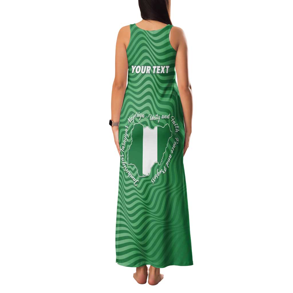 Personalized Nigeria Tank Maxi Dress Jamhuriyar Tarayyar Najeriya - Wonder Print Shop