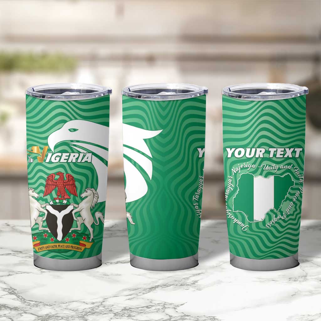 Personalized Nigeria Tumbler Cup Jamhuriyar Tarayyar Najeriya - Wonder Print Shop