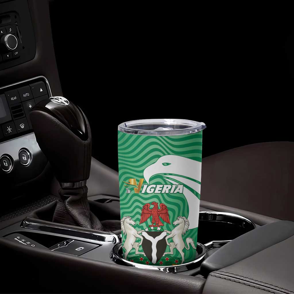 Personalized Nigeria Tumbler Cup Jamhuriyar Tarayyar Najeriya - Wonder Print Shop