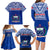 Samoa Rugby Family Matching Long Sleeve Bodycon Dress and Hawaiian Shirt Manu Samoa Polynesian Tatoo Pattern - Wonder Print Shop