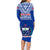 Samoa Rugby Family Matching Long Sleeve Bodycon Dress and Hawaiian Shirt Manu Samoa Polynesian Tatoo Pattern - Wonder Print Shop