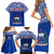 Samoa Rugby Family Matching Short Sleeve Bodycon Dress and Hawaiian Shirt Manu Samoa Polynesian Tatoo Pattern - Wonder Print Shop