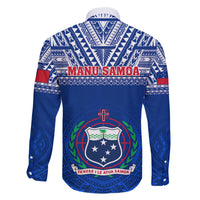 Samoa Rugby Family Matching Short Sleeve Bodycon Dress and Hawaiian Shirt Manu Samoa Polynesian Tatoo Pattern - Wonder Print Shop