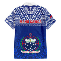 Samoa Rugby Hawaiian Shirt Manu Samoa Polynesian Tatoo Pattern - Wonder Print Shop