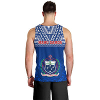 Samoa Rugby Men Tank Top Manu Samoa Polynesian Tatoo Pattern - Wonder Print Shop