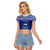 Samoa Rugby Raglan Cropped T Shirt Manu Samoa Polynesian Tatoo Pattern - Wonder Print Shop