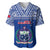 Custom Samoa Rugby Baseball Jersey Manu Samoa Polynesian Tatoo Pattern - Wonder Print Shop
