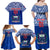 Custom Samoa Rugby Family Matching Off Shoulder Maxi Dress and Hawaiian Shirt Manu Samoa Polynesian Tatoo Pattern - Wonder Print Shop