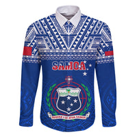 Custom Samoa Rugby Family Matching Short Sleeve Bodycon Dress and Hawaiian Shirt Manu Samoa Polynesian Tatoo Pattern - Wonder Print Shop