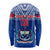 Custom Samoa Rugby Long Sleeve Shirt Manu Samoa Polynesian Tatoo Pattern - Wonder Print Shop
