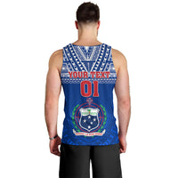 Custom Samoa Rugby Men Tank Top Manu Samoa Polynesian Tatoo Pattern - Wonder Print Shop