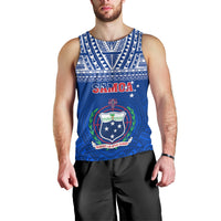 Custom Samoa Rugby Men Tank Top Manu Samoa Polynesian Tatoo Pattern - Wonder Print Shop