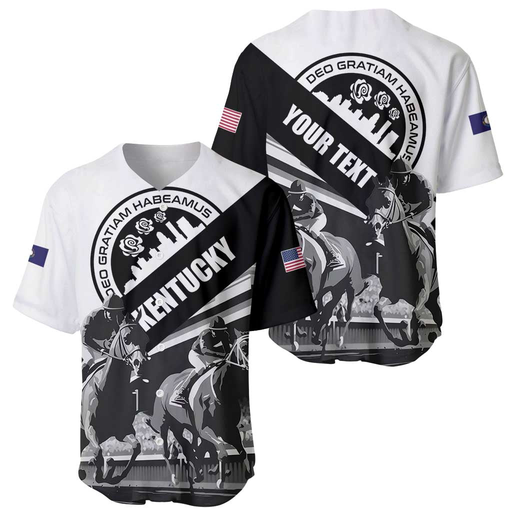 Personalized Kentucky Baseball Jersey Deo gratiam habeamus - Wonder Print Shop