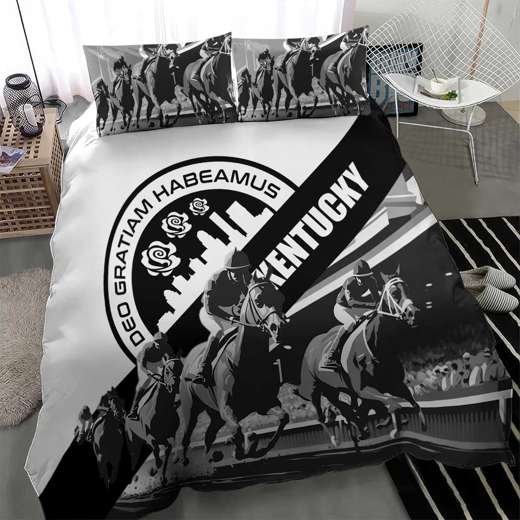 Kentucky Bedding Set Deo gratiam habeamus - Wonder Print Shop