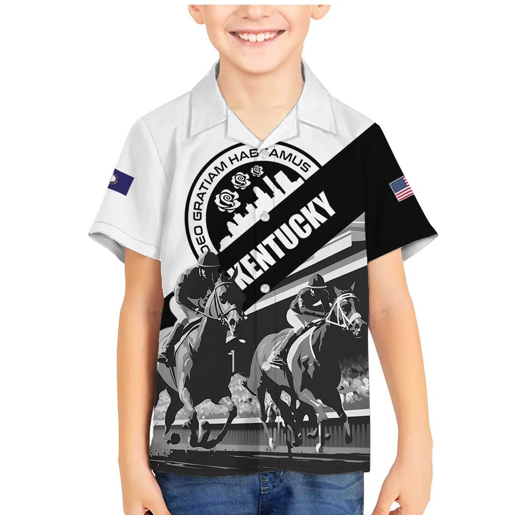 Personalized Kentucky Family Matching Mermaid Dress and Hawaiian Shirt Deo gratiam habeamus - Wonder Print Shop