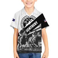 Personalized Kentucky Family Matching Off Shoulder Short Dress and Hawaiian Shirt Deo gratiam habeamus - Wonder Print Shop