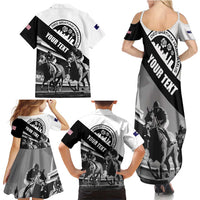 Personalized Kentucky Family Matching Summer Maxi Dress and Hawaiian Shirt Deo gratiam habeamus - Wonder Print Shop