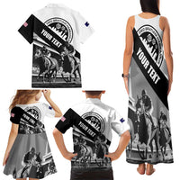 Personalized Kentucky Family Matching Tank Maxi Dress and Hawaiian Shirt Deo gratiam habeamus - Wonder Print Shop