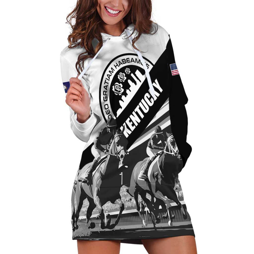 Personalized Kentucky Hoodie Dress Deo gratiam habeamus - Wonder Print Shop