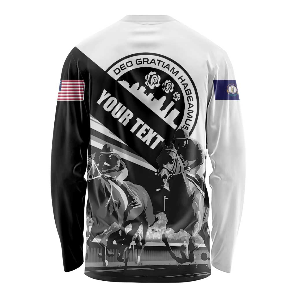Personalized Kentucky Long Sleeve Shirt Deo gratiam habeamus - Wonder Print Shop