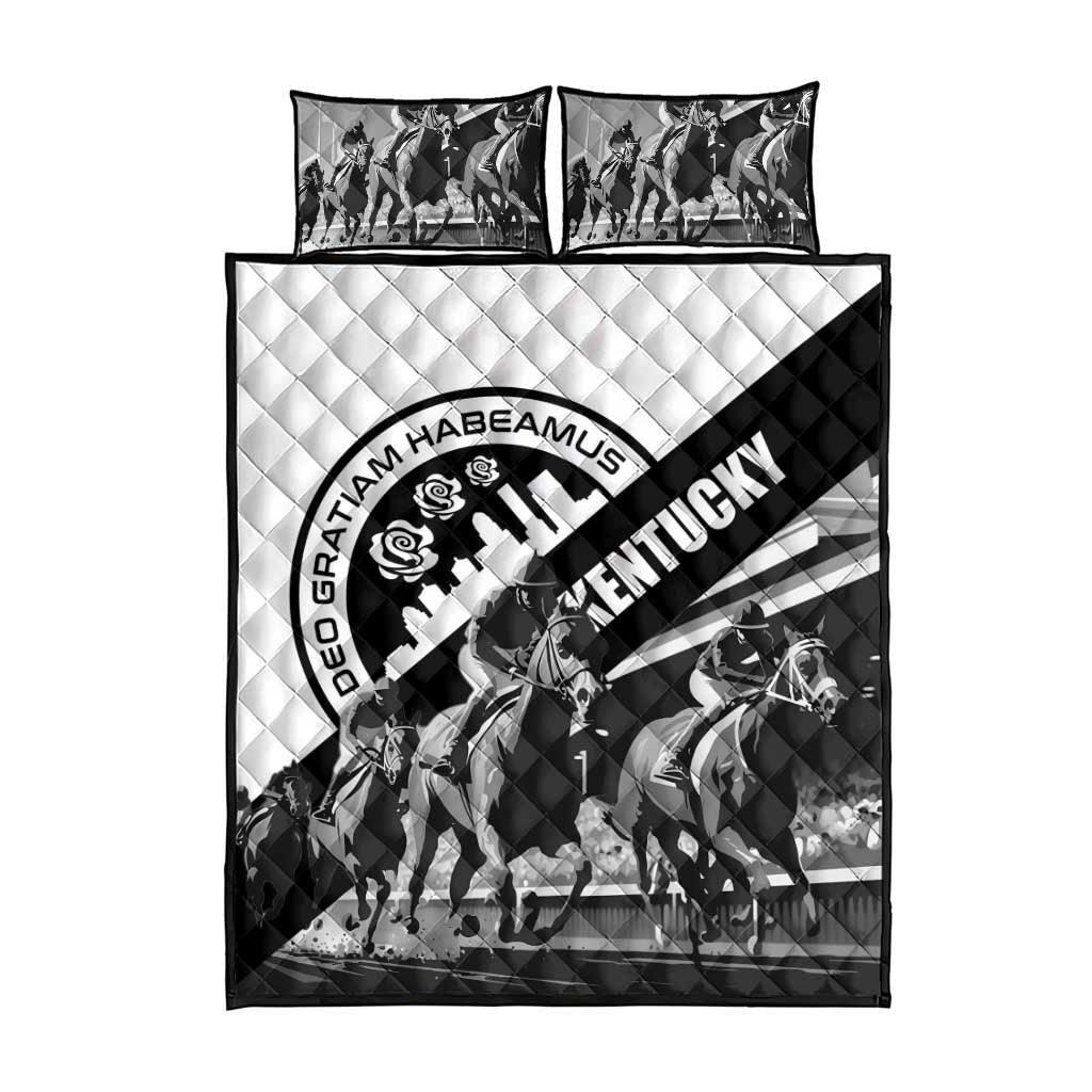 Kentucky Quilt Bed Set Deo gratiam habeamus - Wonder Print Shop