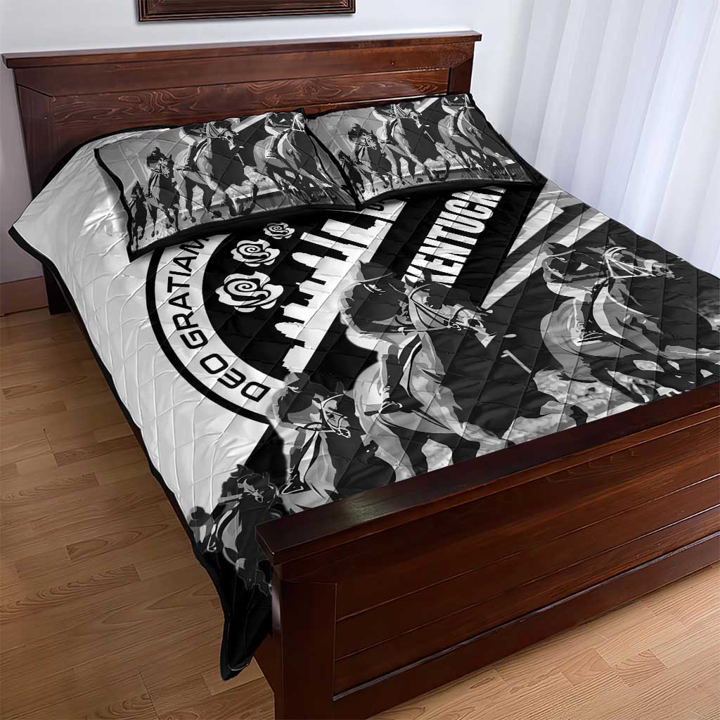 Kentucky Quilt Bed Set Deo gratiam habeamus - Wonder Print Shop