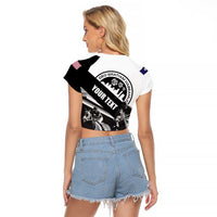 Personalized Kentucky Raglan Cropped T Shirt Deo gratiam habeamus - Wonder Print Shop