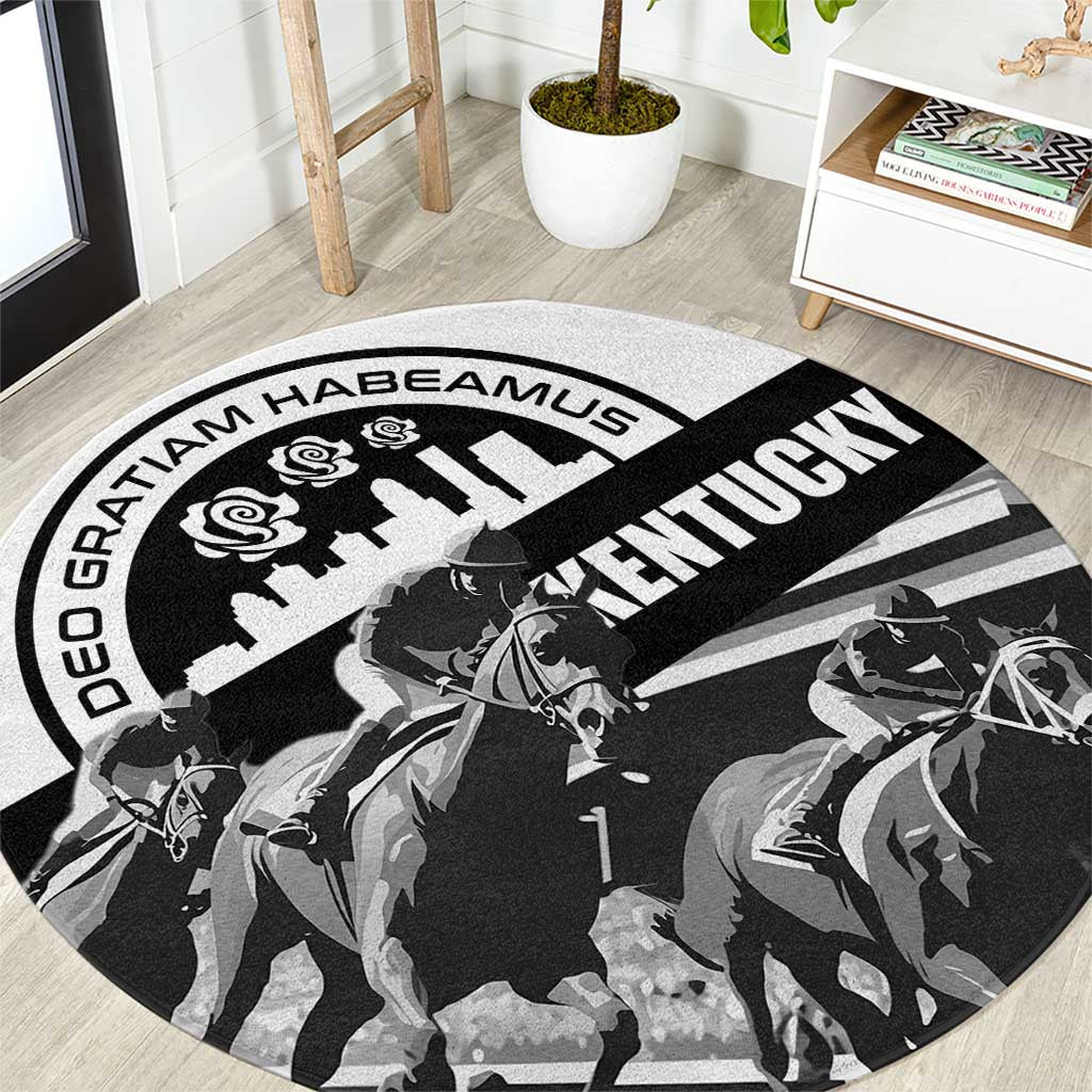 Kentucky Round Carpet Deo gratiam habeamus