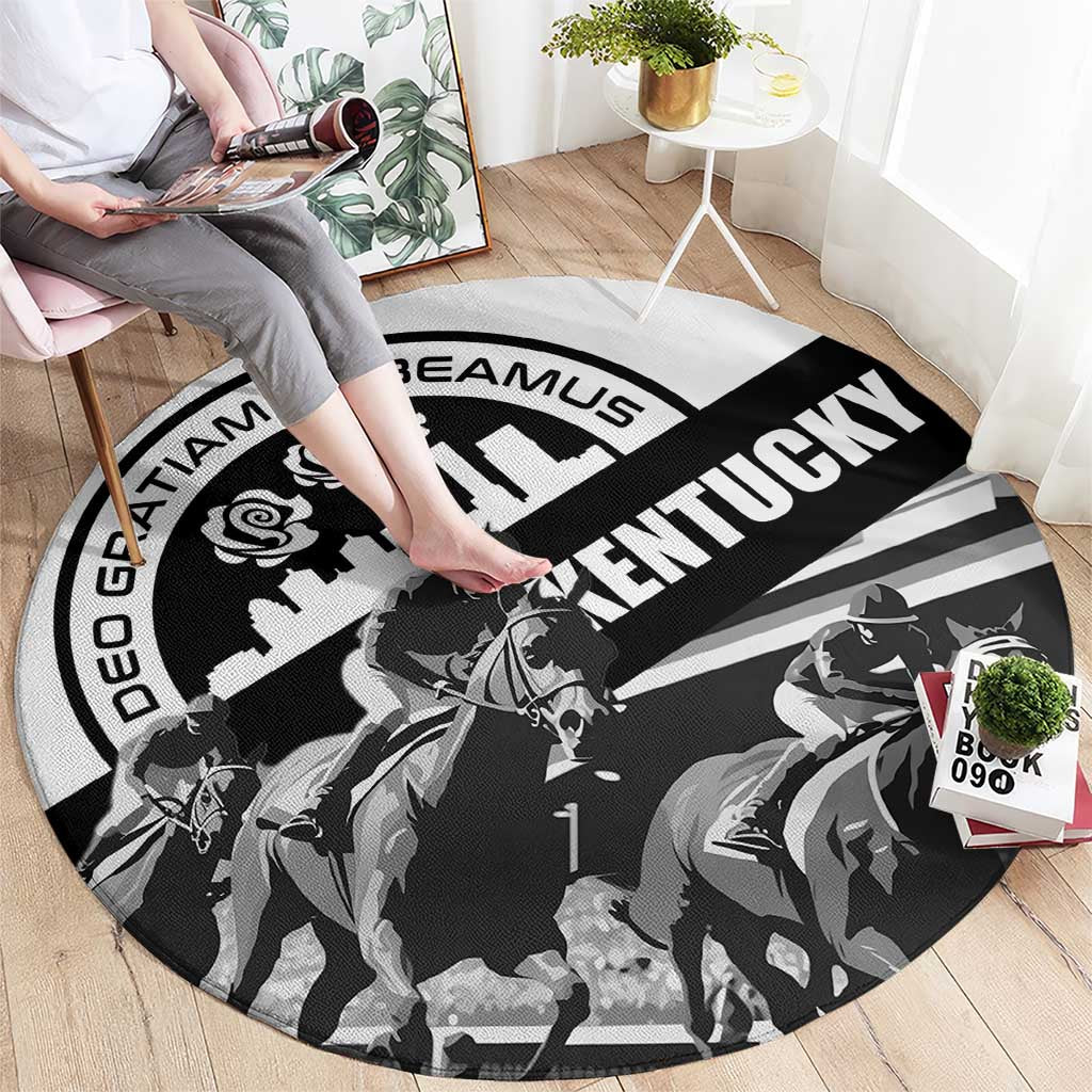 Kentucky Round Carpet Deo gratiam habeamus