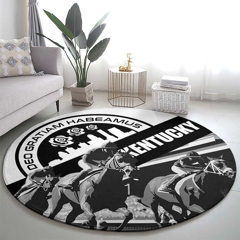 Kentucky Round Carpet Deo gratiam habeamus