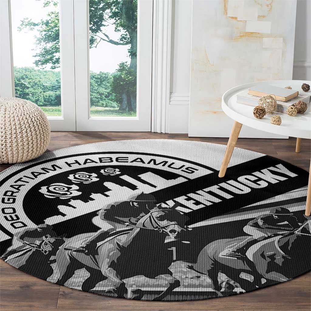 Kentucky Round Carpet Deo gratiam habeamus