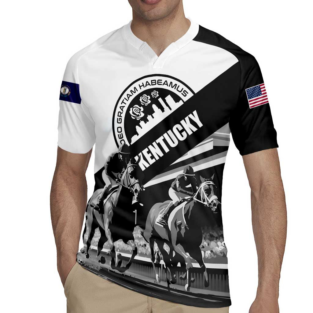 Personalized Kentucky Rugby Jersey Deo gratiam habeamus - Wonder Print Shop