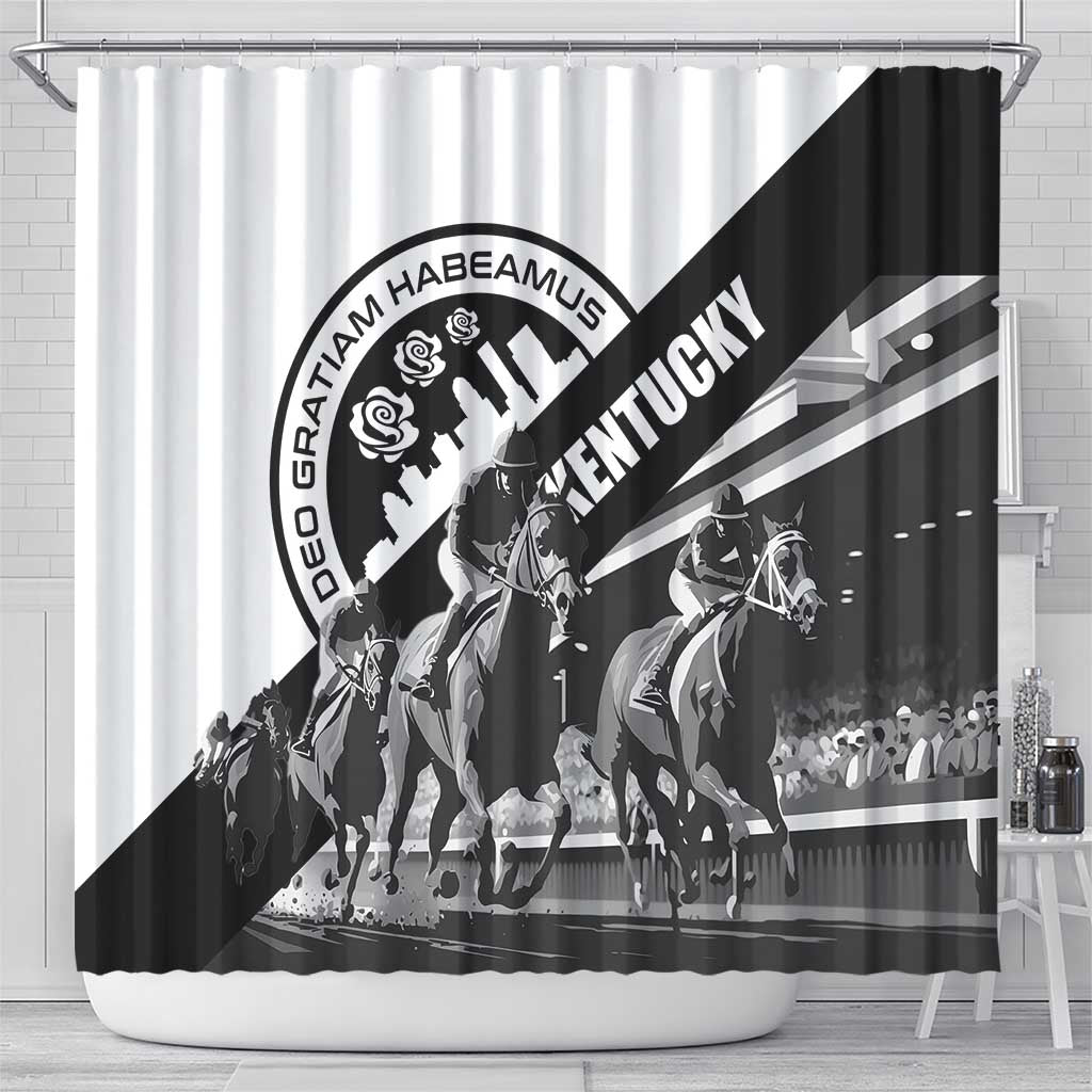 Kentucky Shower Curtain Deo gratiam habeamus