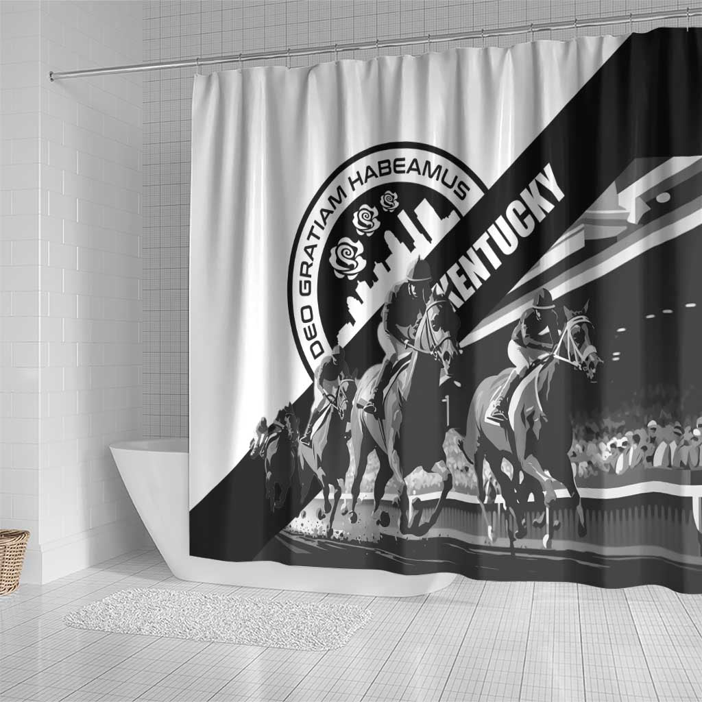 Kentucky Shower Curtain Deo gratiam habeamus