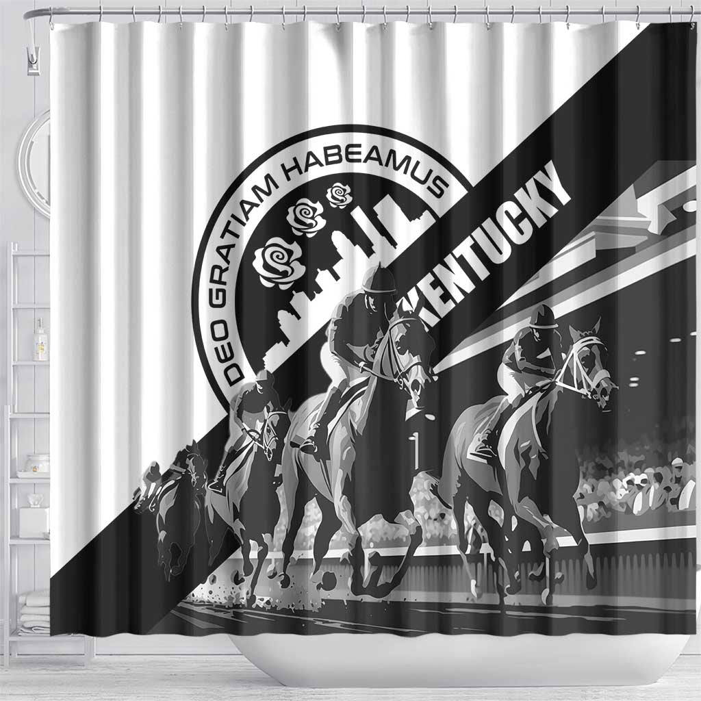 Kentucky Shower Curtain Deo gratiam habeamus