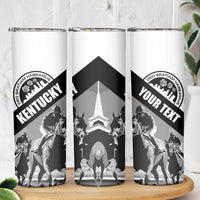 Personalized Kentucky Skinny Tumbler Deo gratiam habeamus - Wonder Print Shop