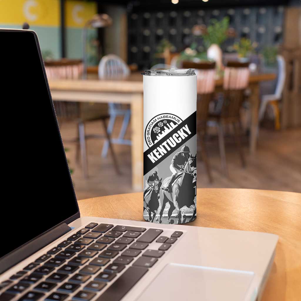 Personalized Kentucky Skinny Tumbler Deo gratiam habeamus - Wonder Print Shop