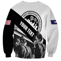 Personalized Kentucky Sweatshirt Deo gratiam habeamus - Wonder Print Shop