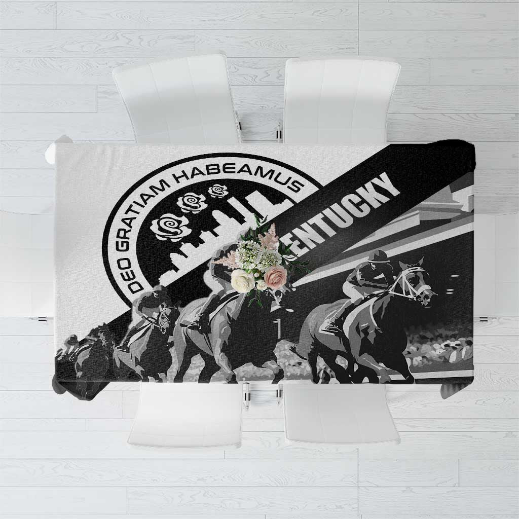 Kentucky Tablecloth Deo gratiam habeamus - Wonder Print Shop
