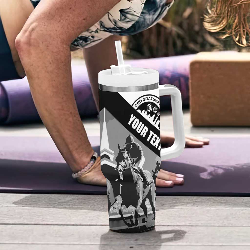 Personalized Kentucky Tumbler With Handle Deo gratiam habeamus - Wonder Print Shop