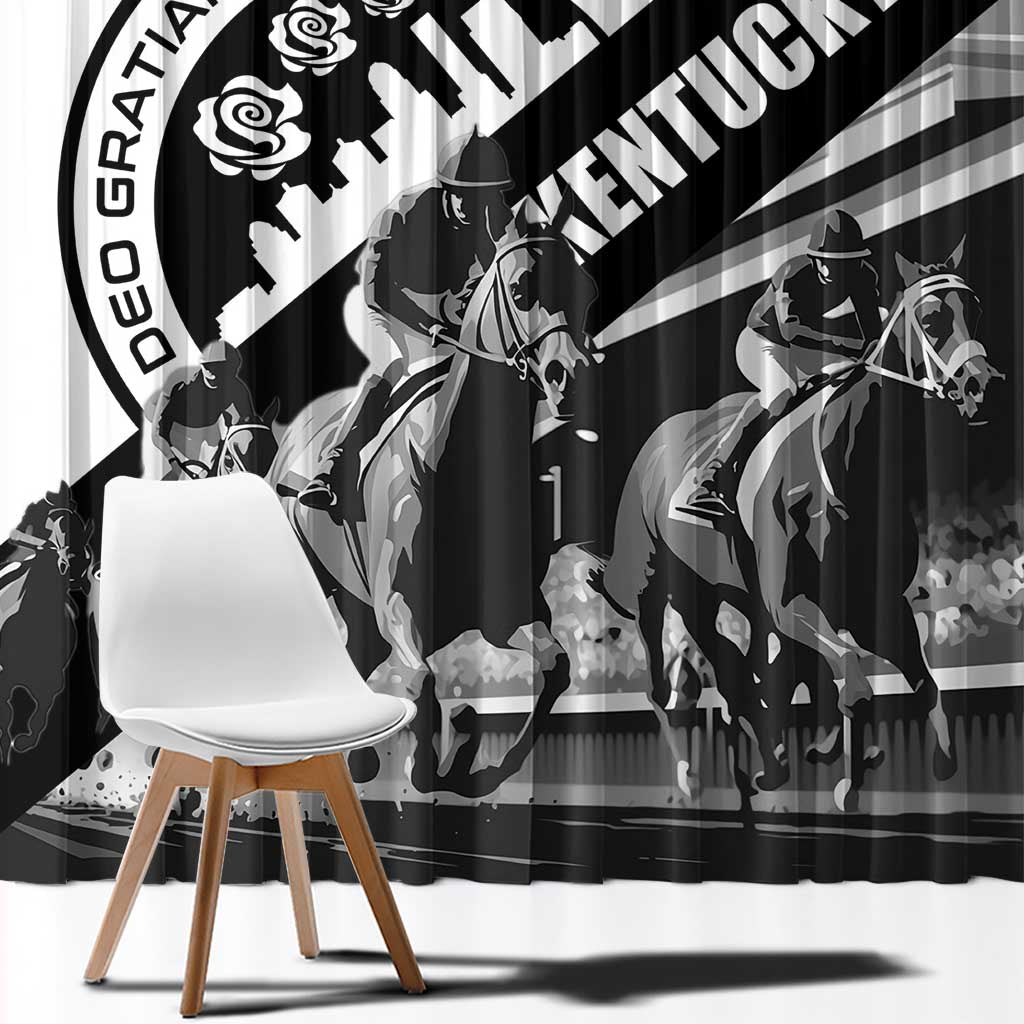 Kentucky Window Curtain Deo gratiam habeamus - Wonder Print Shop