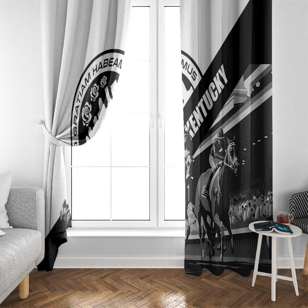 Kentucky Window Curtain Deo gratiam habeamus - Wonder Print Shop