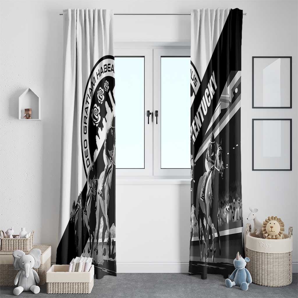 Kentucky Window Curtain Deo gratiam habeamus - Wonder Print Shop