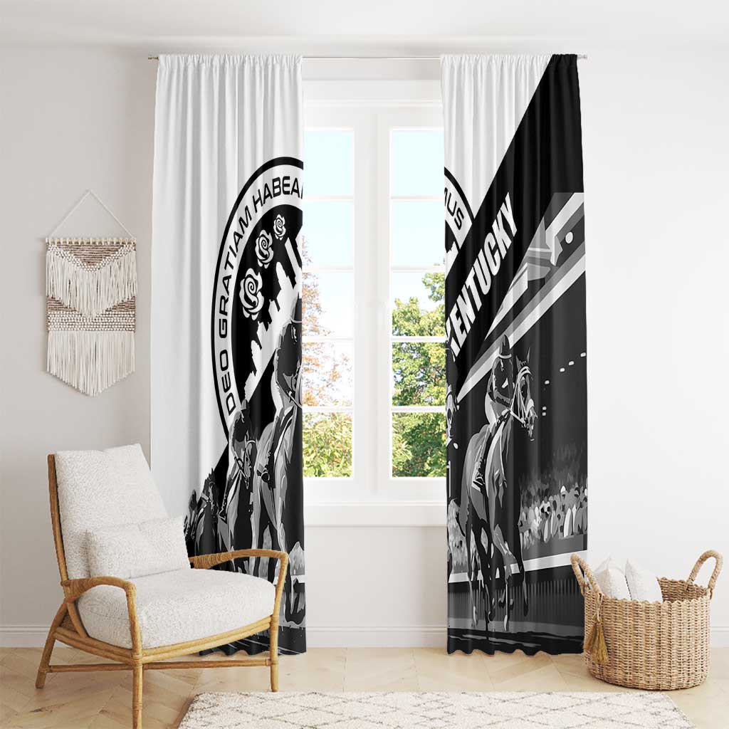 Kentucky Window Curtain Deo gratiam habeamus - Wonder Print Shop
