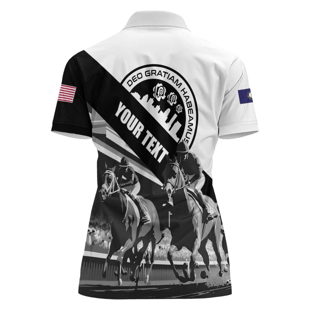 Personalized Kentucky Women Polo Shirt Deo gratiam habeamus - Wonder Print Shop