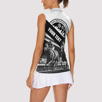 Personalized Kentucky Women Sleeveless Polo Shirt Deo gratiam habeamus - Wonder Print Shop