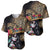 La Calavera Catrina Aztec Circle Baseball Jersey Dia de Muertos - Wonder Print Shop