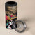 La Calavera Catrina Aztec Circle 4 in 1 Can Cooler Tumbler Dia de Muertos - Wonder Print Shop